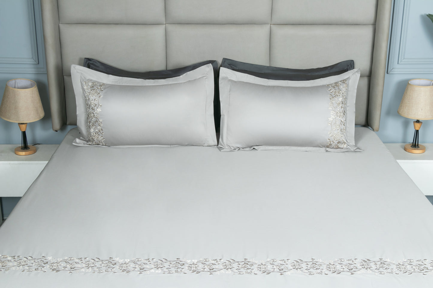 EMBROIDERY BEDSHEET 100% COTTON (3PCS)