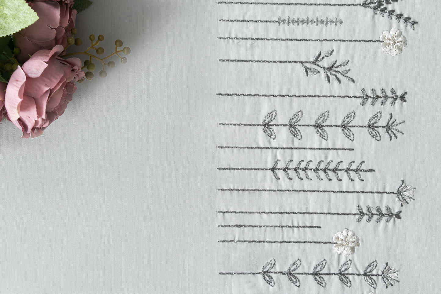 EMBROIDERY BEDSHEET 100% COTTON (3PCS)