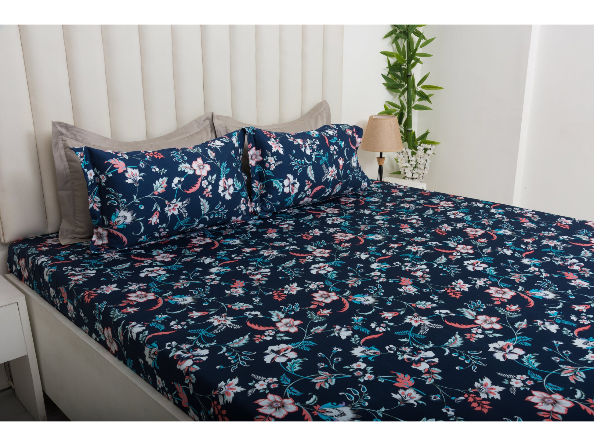 DIGITAL PRINTED BEDSHEET 100% COTTON ( 3PCS,PRINTED) - Bedding Bliss