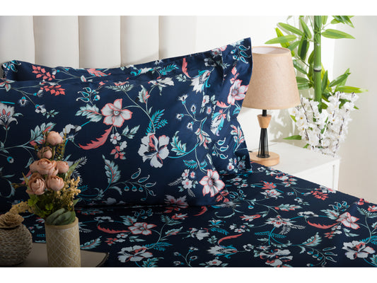 DIGITAL PRINTED BEDSHEET 100% COTTON ( 3PCS,PRINTED) - Bedding Bliss