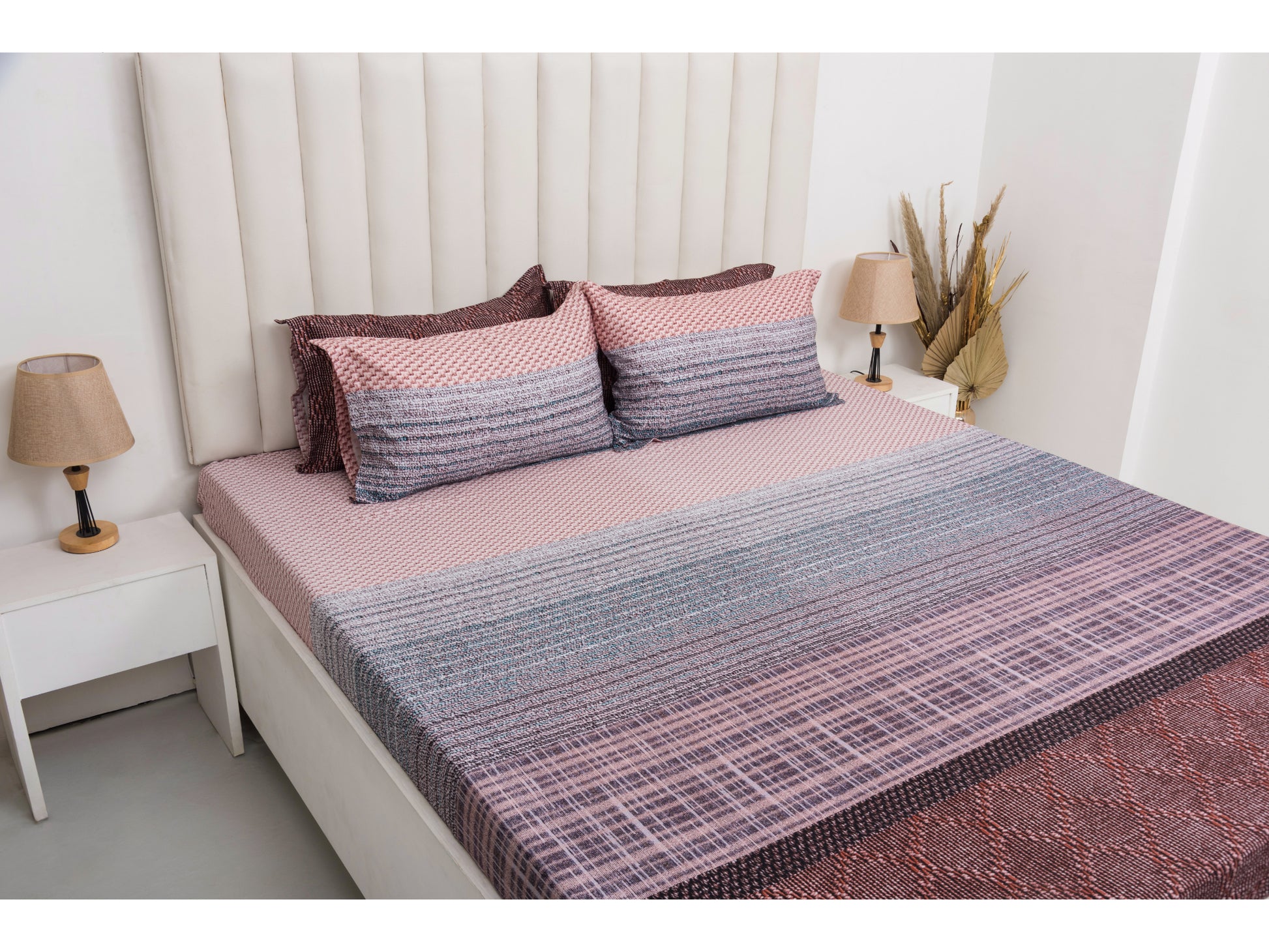 DIGITAL PRINTED BEDSHEET 100% COTTON (3PCS,PRINTED) - Bedding Bliss