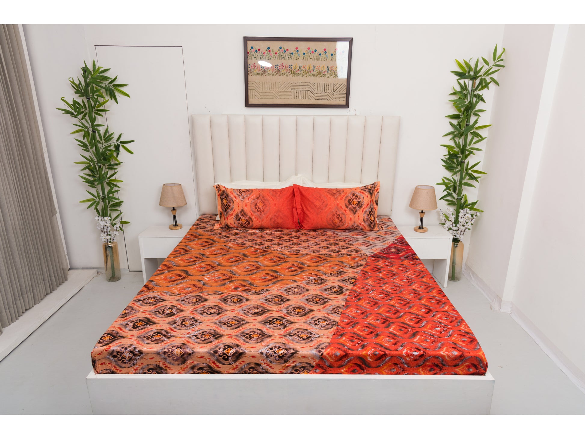 DIGITAL PRINTED BEDSHEET 100% COTTON (3PCS,PRINTED) - Bedding Bliss