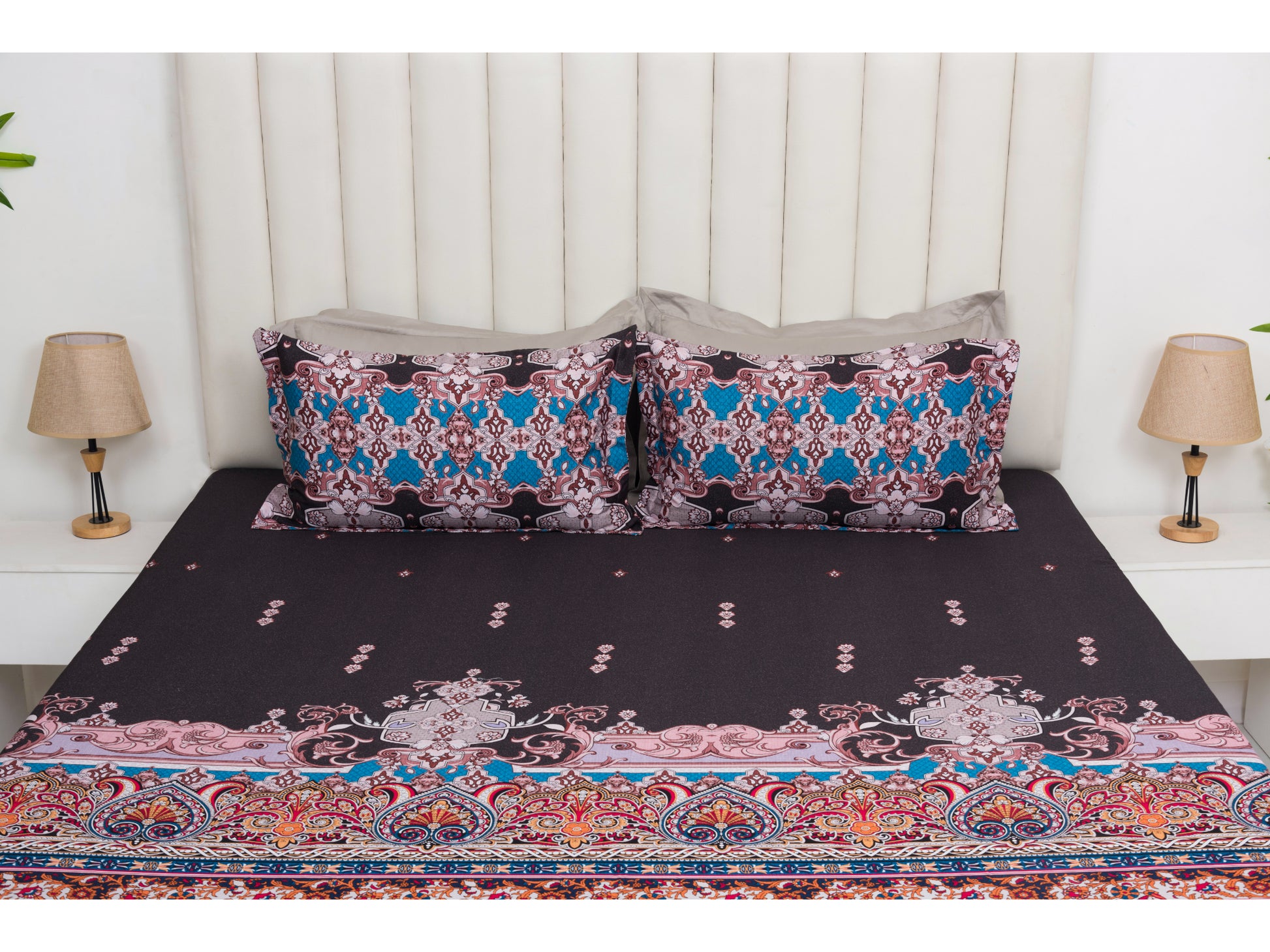 DIGITAL PRINTED BEDSHEET 100% COTTON (3PCS,PRINTED) - Bedding Bliss