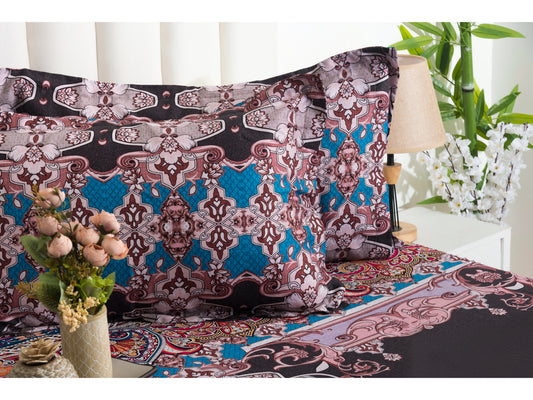 DIGITAL PRINTED BEDSHEET 100% COTTON (3PCS,PRINTED) - Bedding Bliss