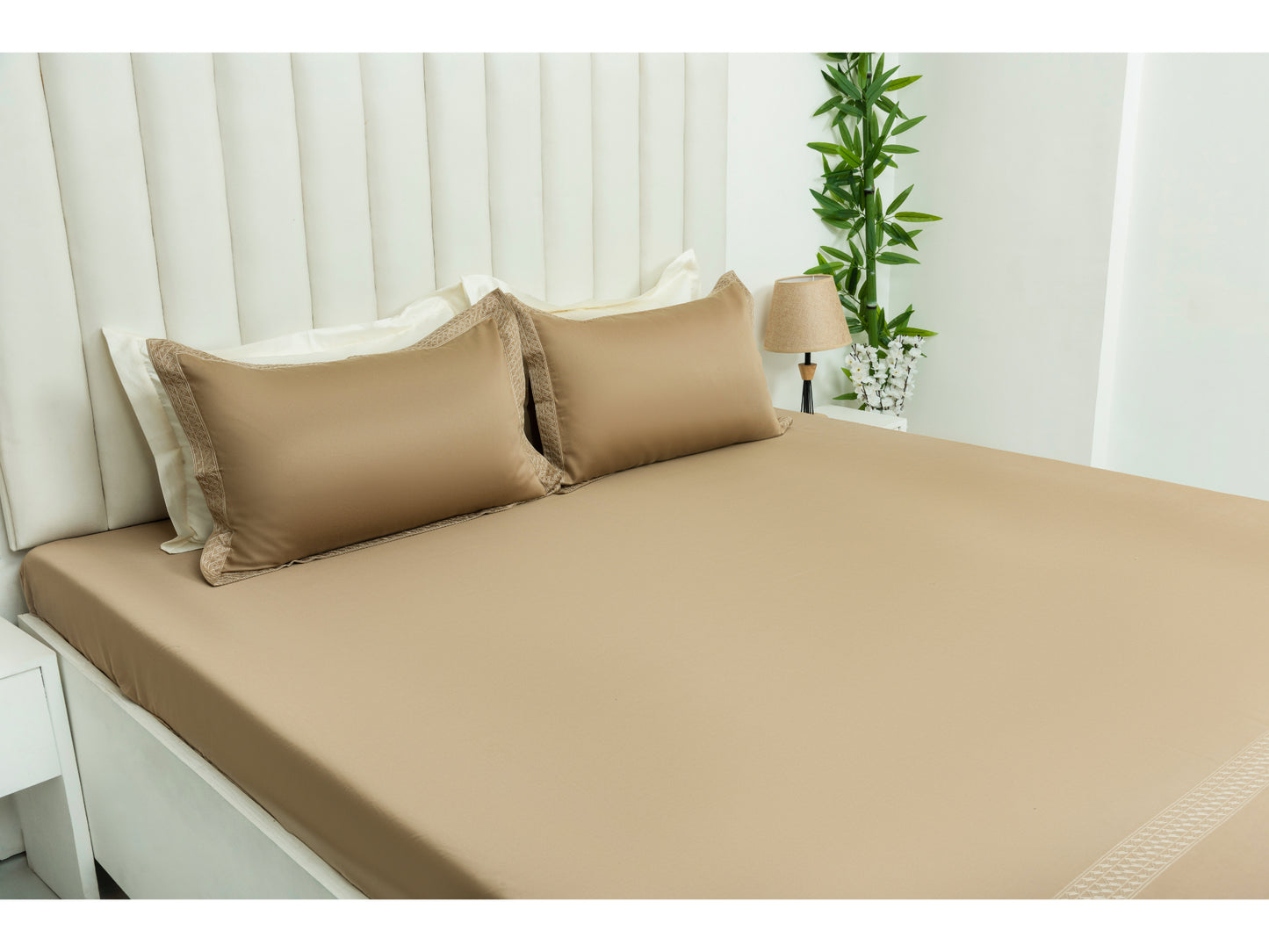 EMBROIDERY BEDSHEET 100% COTTON (3PCS) - Bedding Bliss