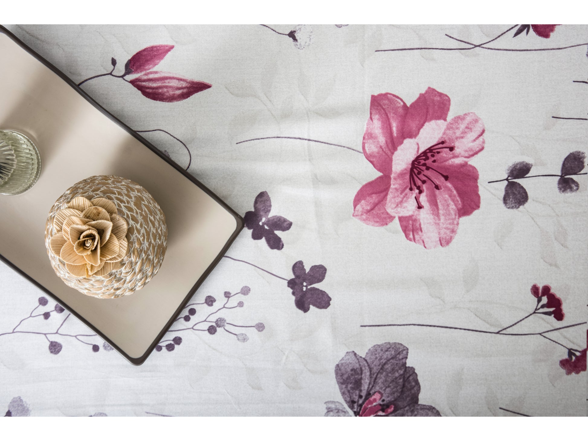 GUARANTEED PRINTED BEDSHEET 100% COTTON (3PCS,WHITE) - Bedding Bliss