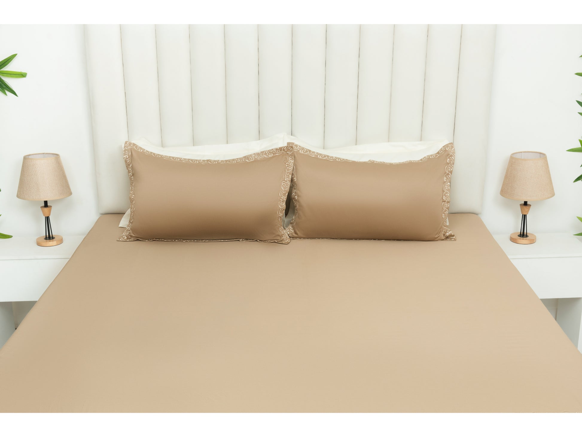 EMBROIDERY BEDSHEET 100% COTTON (3PCS) - Bedding Bliss