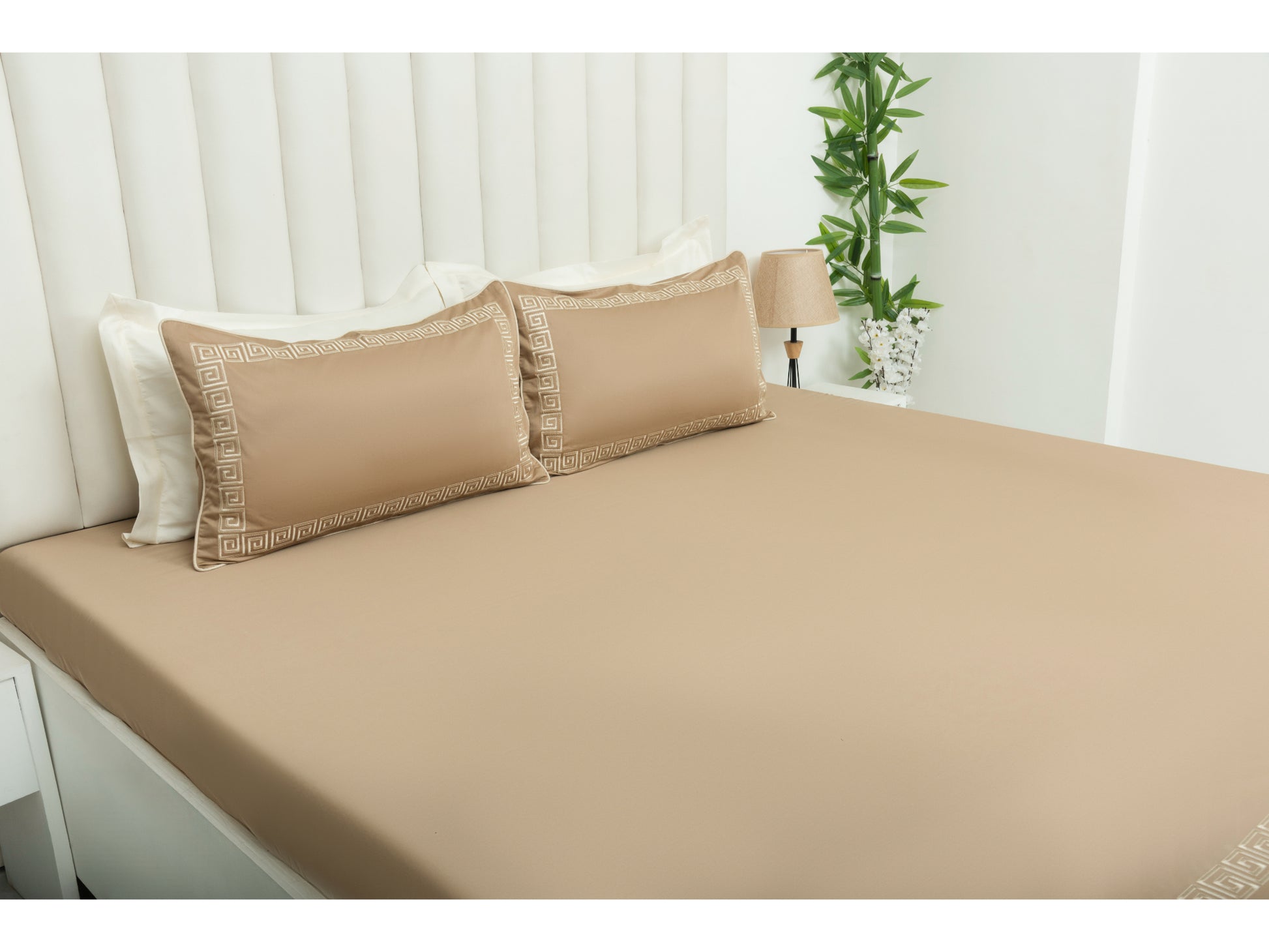 EMBROIDERY BEDSHEET 100% COTTON (3PCS) - Bedding Bliss
