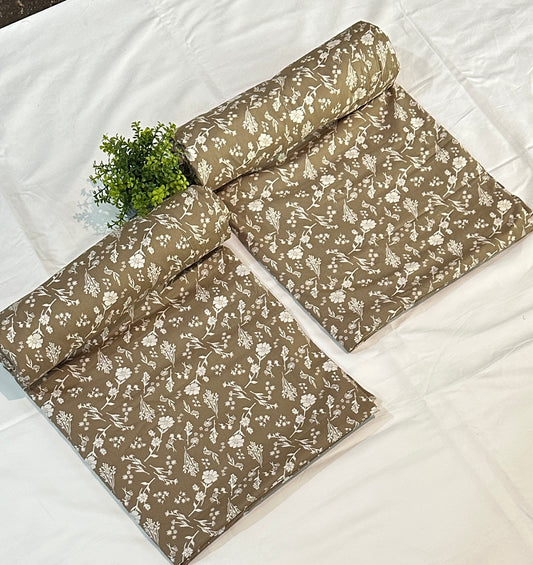 PURE COTTON 3 LAYER DOHOR (1 PCS, BISCUIT) - Bedding Bliss