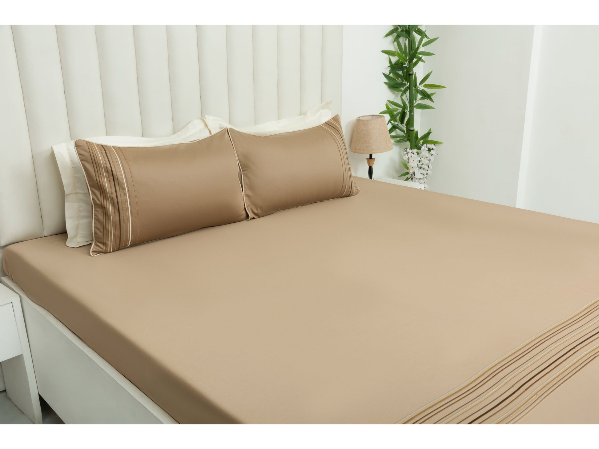 EMBROIDERY BEDSHEET 100% COTTON (3PCS) - Bedding Bliss