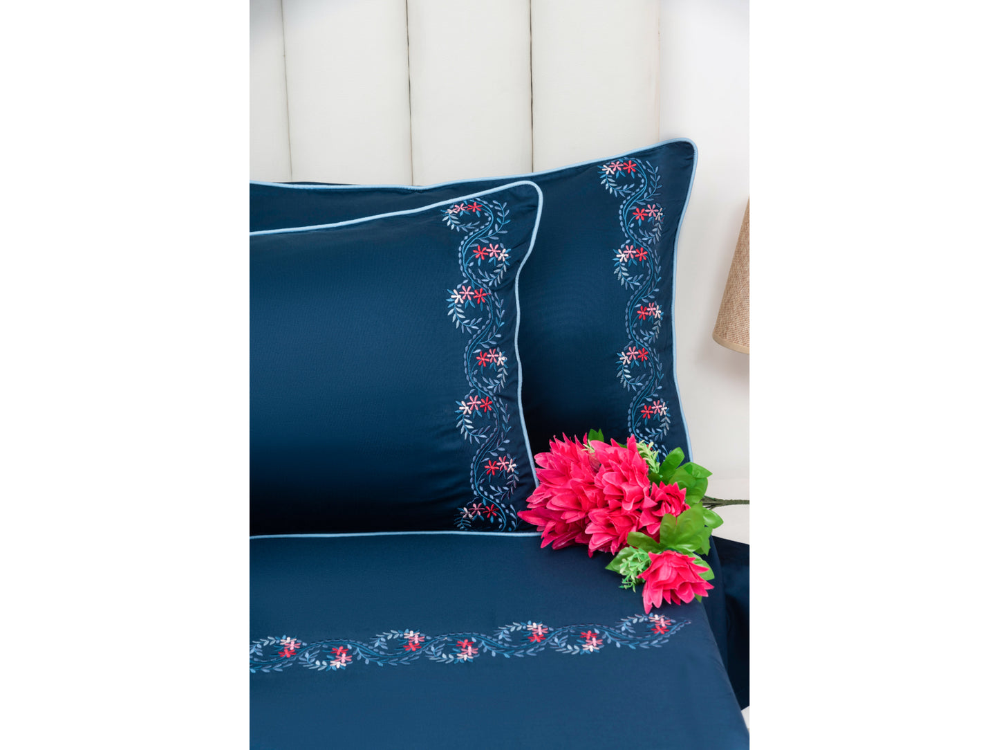 EMBROIDERY BEDSHEET 100% COTTON (3PCS)