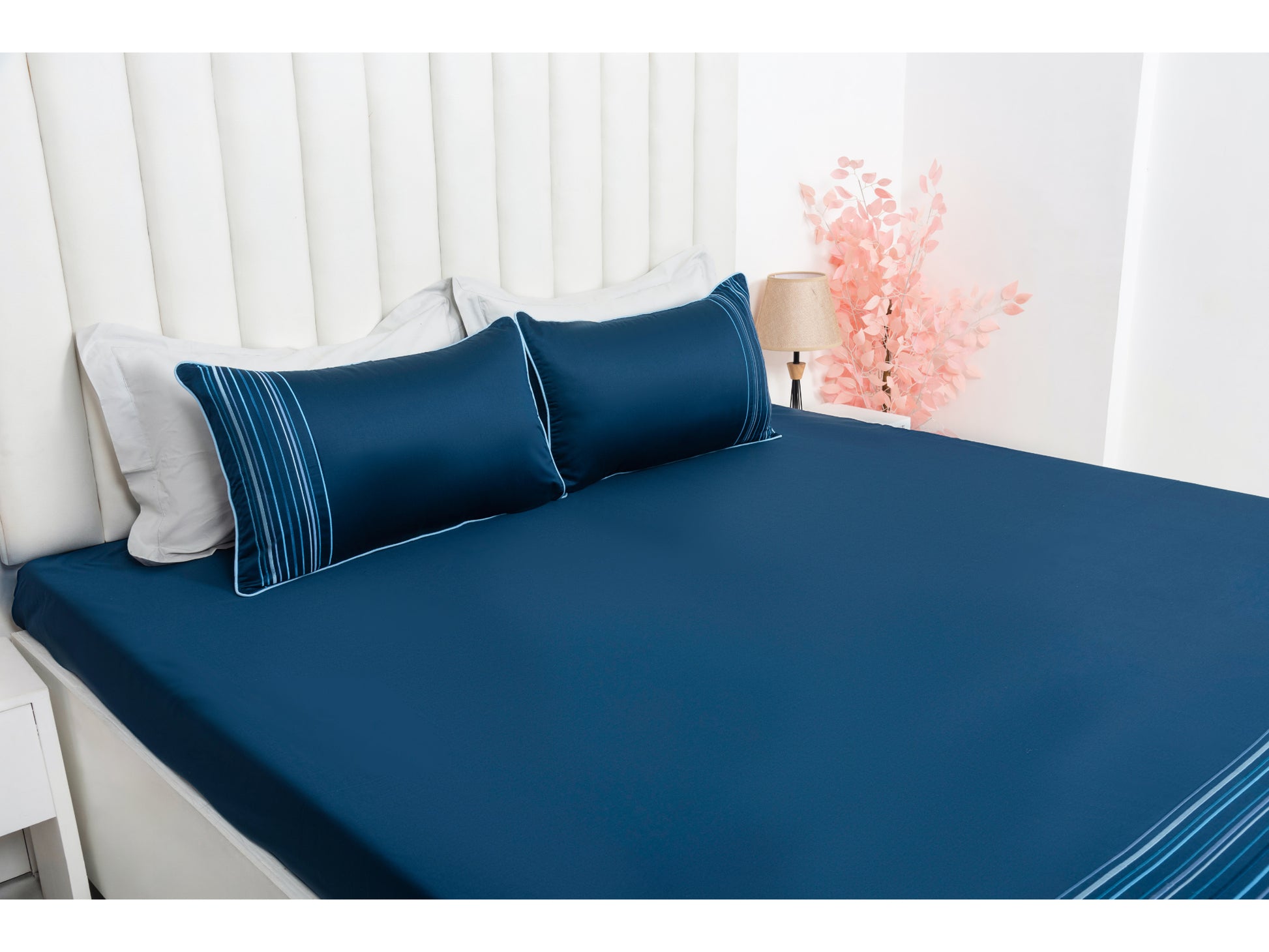 EMBROIDERY BEDSHEET 100% COTTON (3PCS) - Bedding Bliss