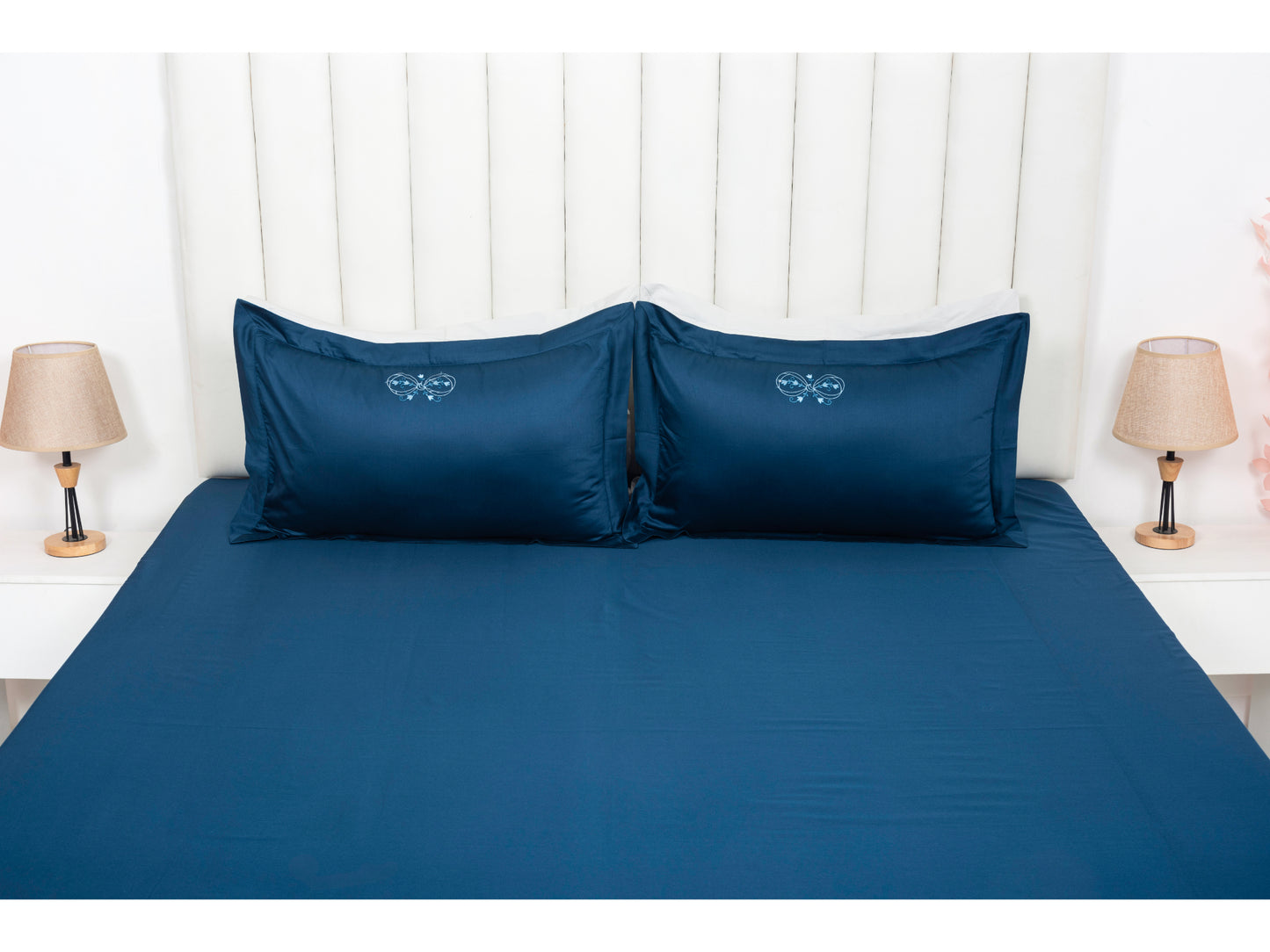 EMBROIDERY BEDSHEET 100% COTTON (3PCS)
