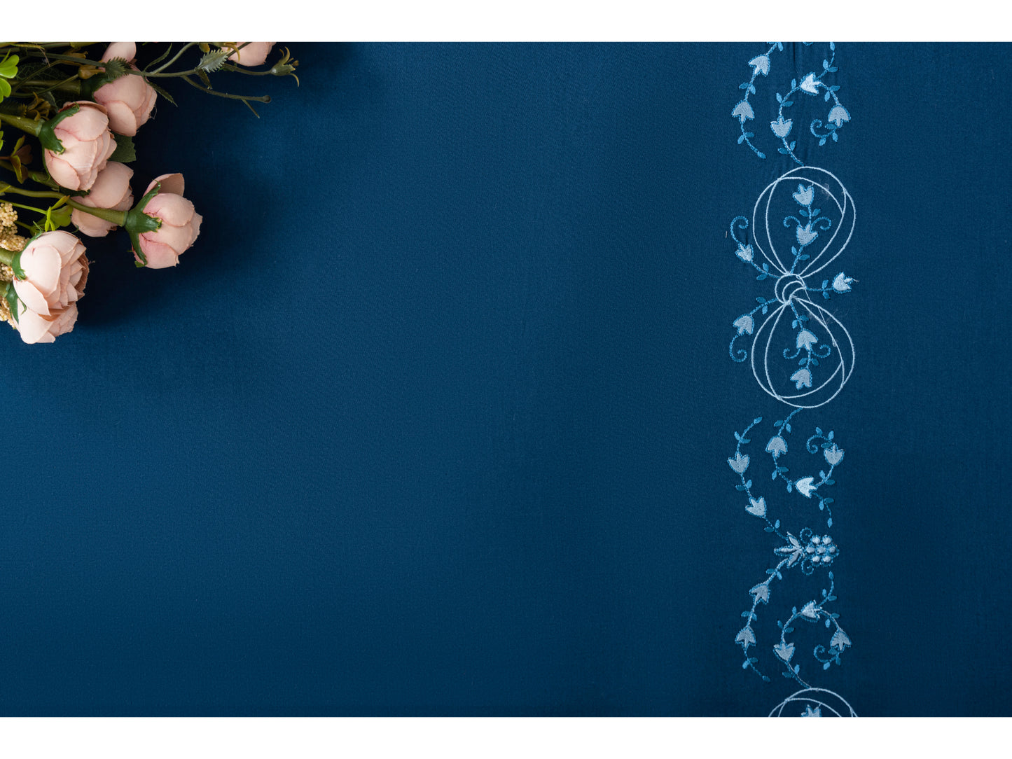 EMBROIDERY BEDSHEET 100% COTTON (3PCS)