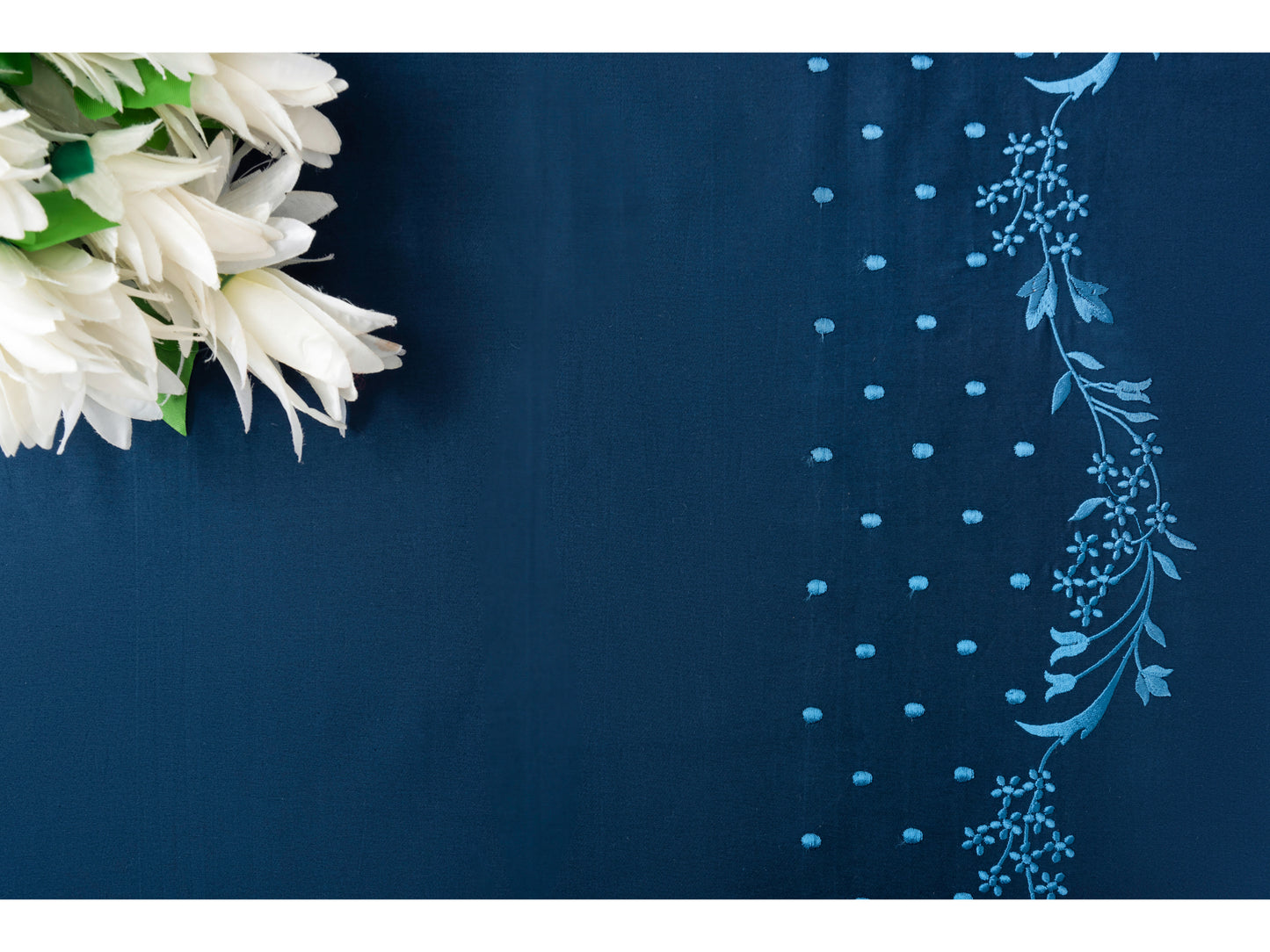 EMBROIDERY BEDSHEET 100% COTTON (3PCS) - Bedding Bliss