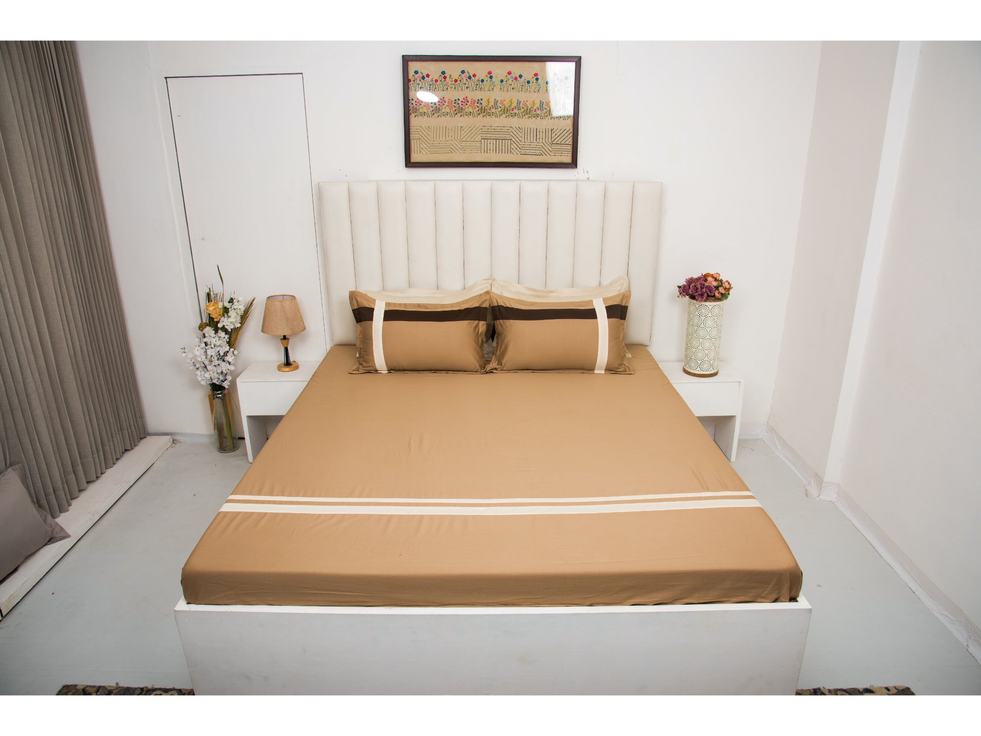 PATCH WORK BEDSHEET 100% COTTON (3 PCS) - Bedding Bliss