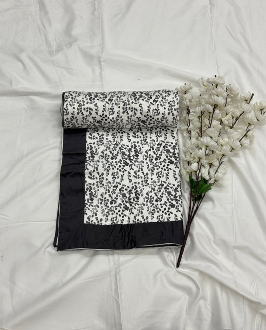 PURE COTTON SINGLE LAYER DOHOR (WHITE) - Bedding Bliss