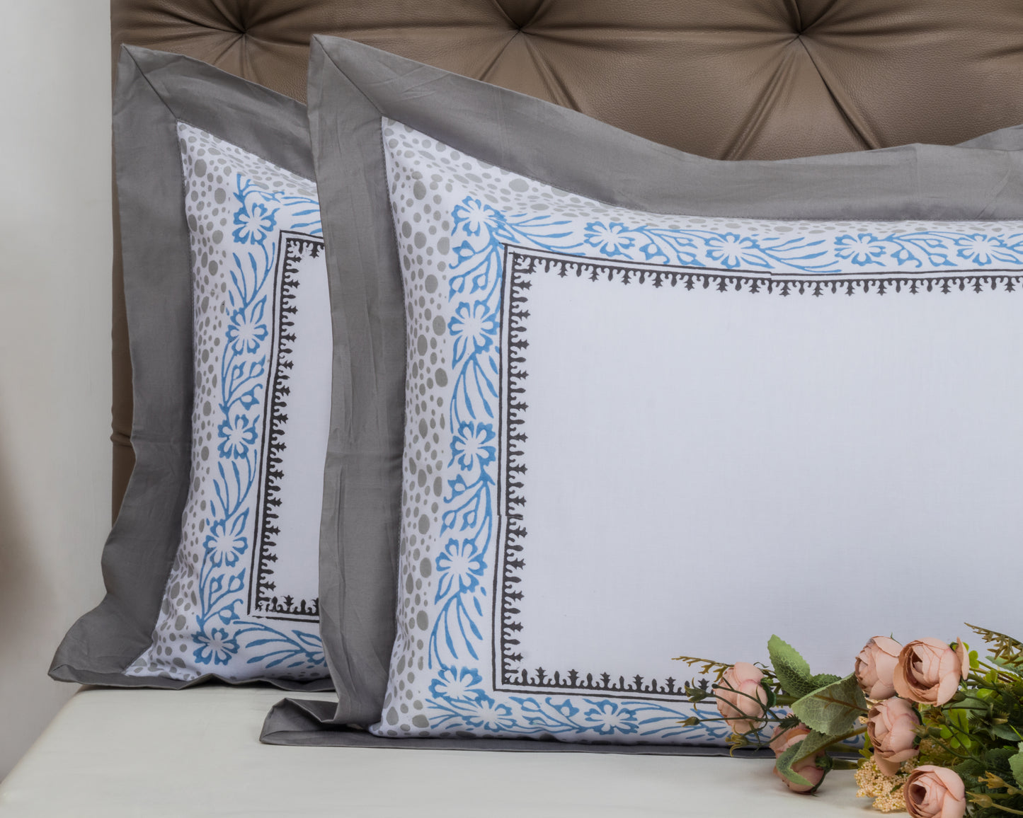 PRINTED PILLOW COVER 100% COTTON (2PCS) - Bedding Bliss
