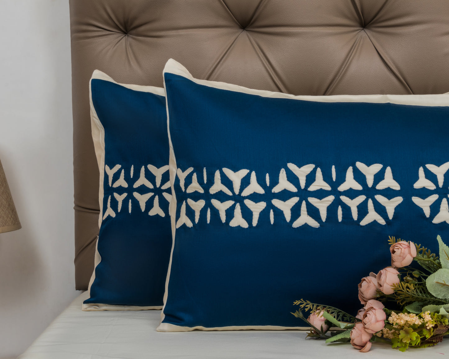 APLIC PILLOW COVER 100% COTTON (2PCS) - Bedding Bliss