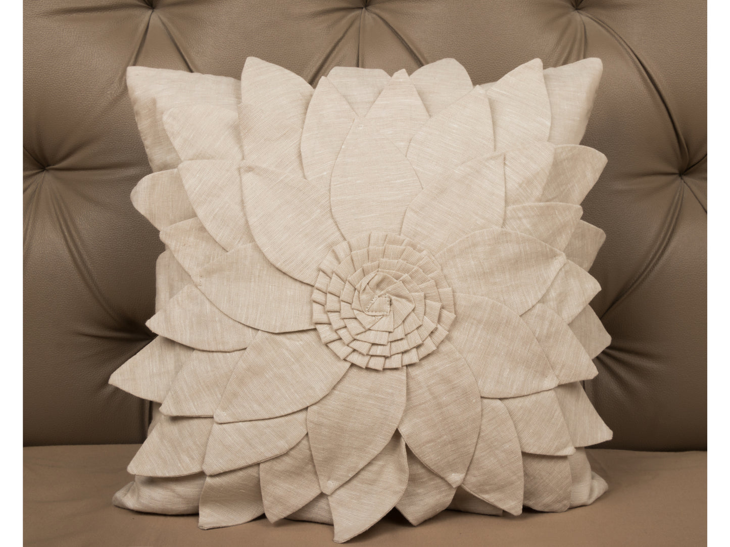 FLOWER LINEN CUSION COVER (1 PCS)
