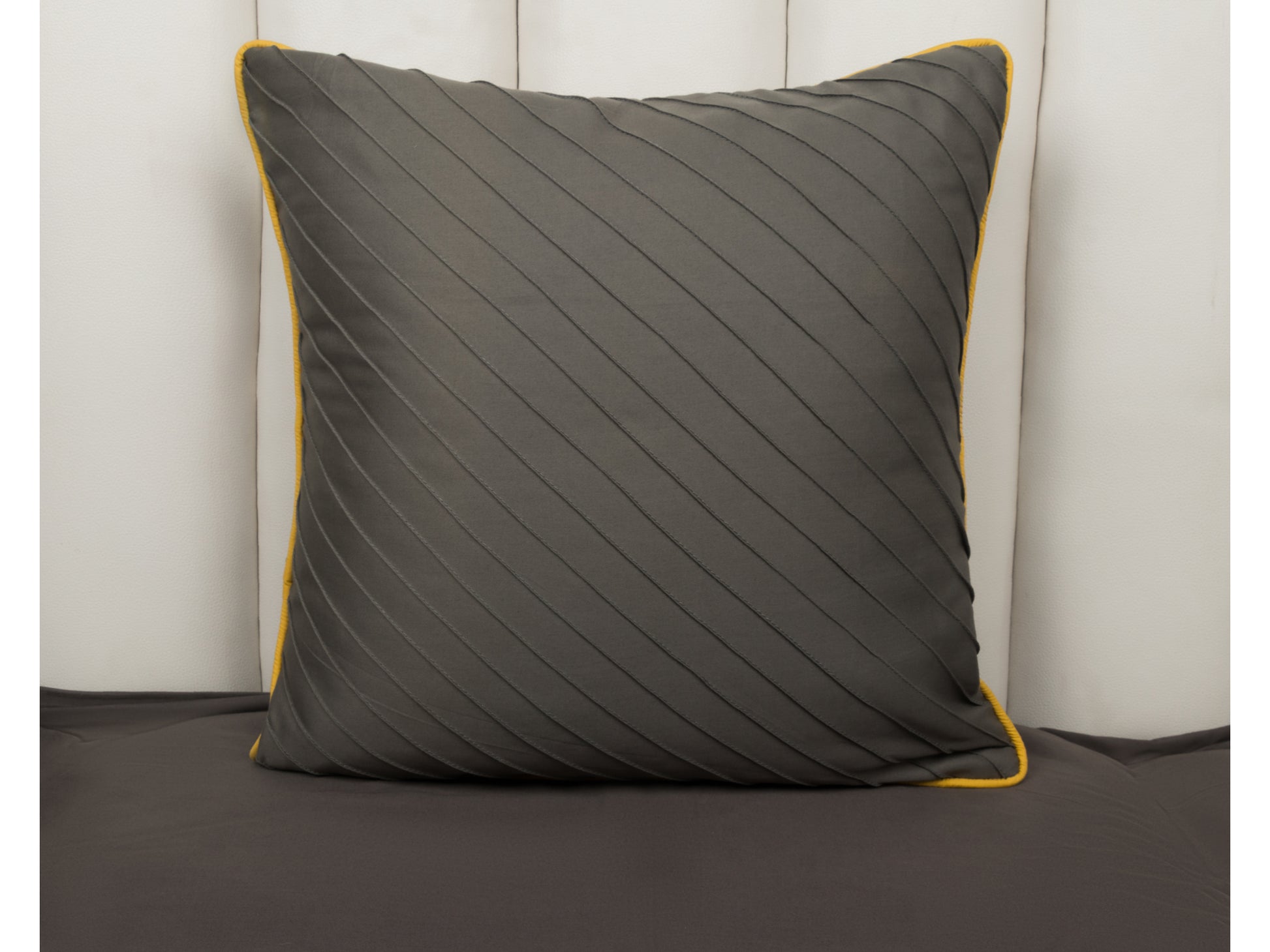 PRINTEX WORK WORK CUSION COVER (GREY, 1 PCS) - Bedding Bliss