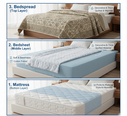 What Is the Difference Between a Bed Sheet and a Bedspread?