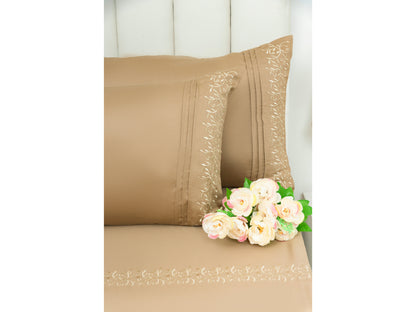 EMBROIDERY BEDSHEET 100% COTTON (3PCS)