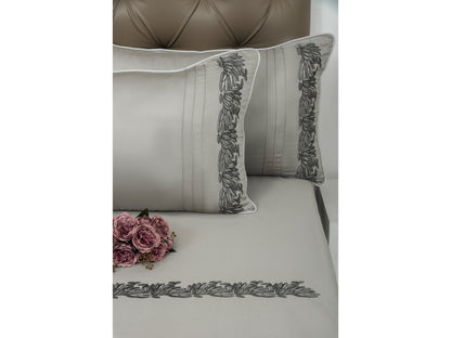 EMBROIDERY BEDSHEET 100% COTTON (3PCS)