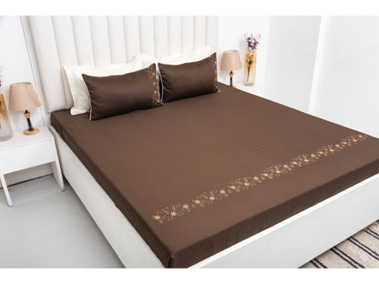 EMBROIDERY BEDSHEET 100% COTTON (3PCS)