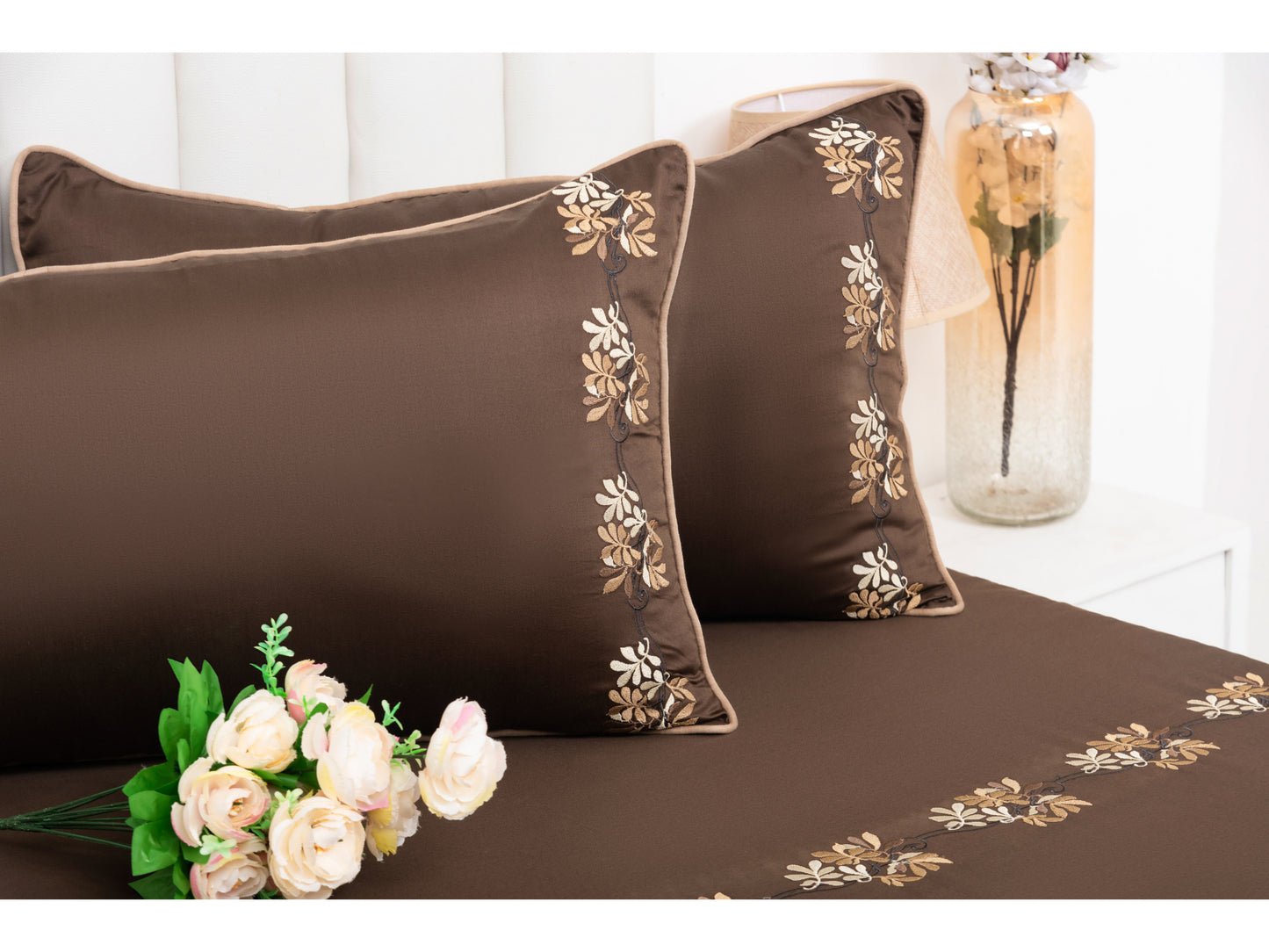 EMBROIDERY BEDSHEET 100% COTTON (3PCS)