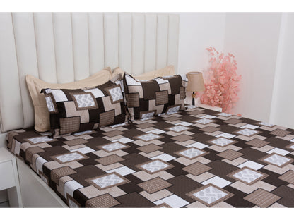 GUARANTEED  PRINTED BEDSHEET 100% COTTON (3PCS, PRINTED)