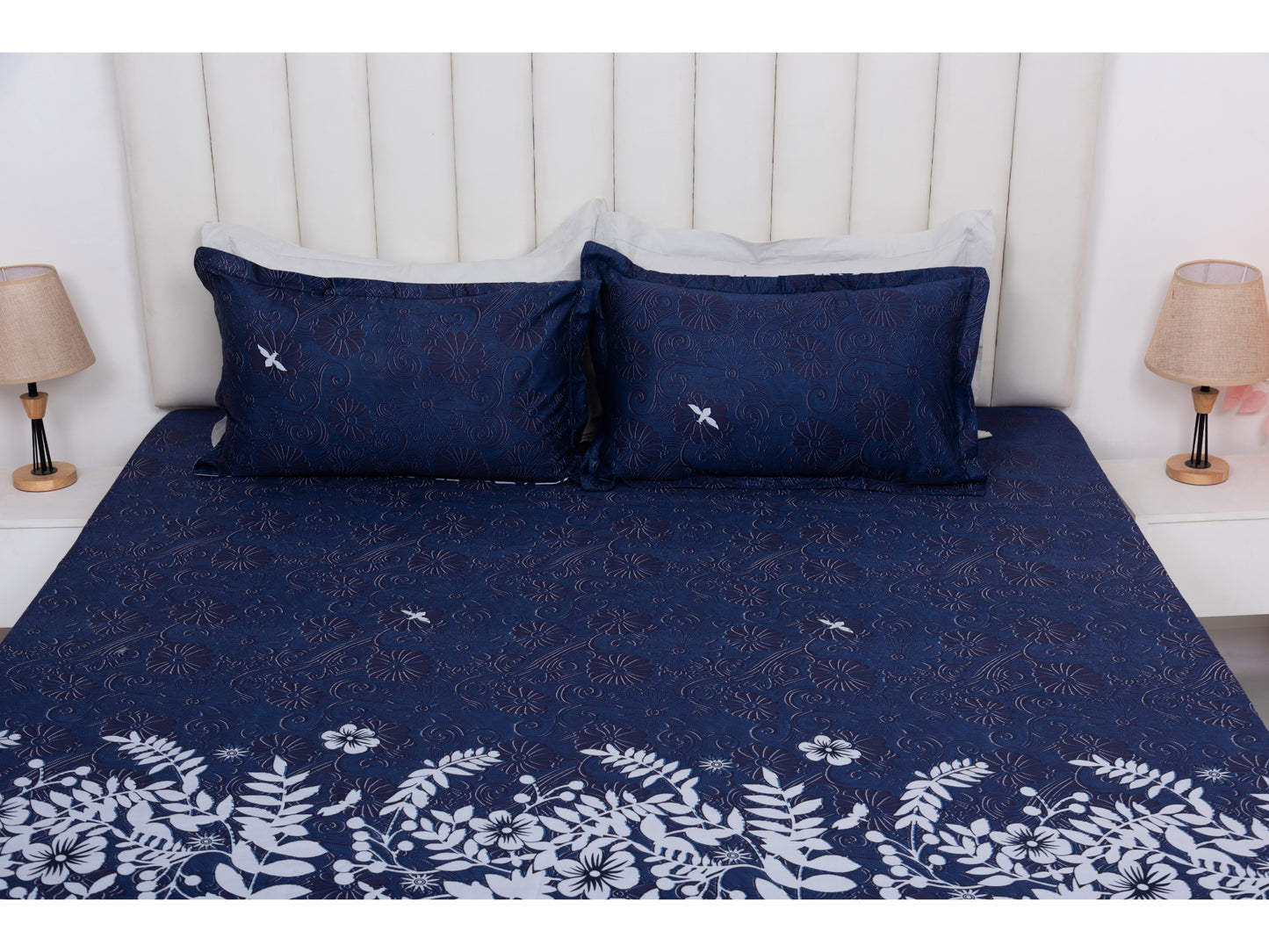 GUARANTEED  PRINTED BEDSHEET 100% COTTON (3PCS, PRINTED)