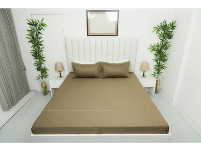 EMBROIDERY BEDSHEET 100% COTTON (3PCS)