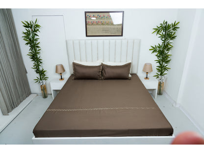 EMBROIDERY BEDSHEET 100% COTTON (3PCS)