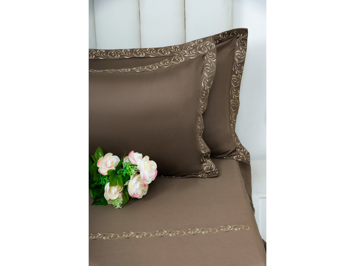 EMBROIDERY BEDSHEET 100% COTTON (3PCS)