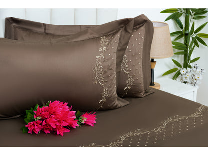 EMBROIDERY BEDSHEET 100% COTTON (3PCS)