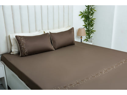 EMBROIDERY BEDSHEET 100% COTTON (3PCS)