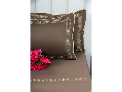 EMBROIDERY BEDSHEET 100% COTTON (3PCS)