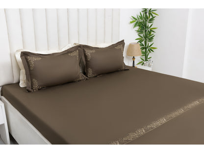 EMBROIDERY BEDSHEET 100% COTTON (3PCS)