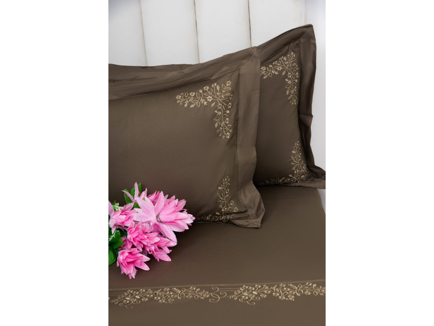 EMBROIDERY BEDSHEET 100% COTTON (3PCS)