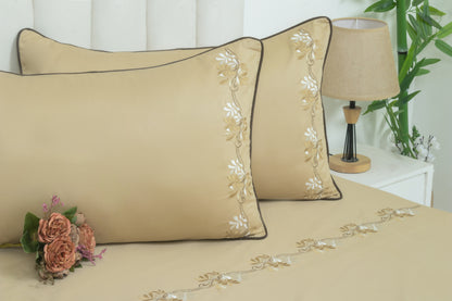 EMBROIDERY BEDSHEET 100% COTTON (3PCS)
