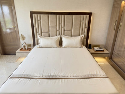 EMBROIDERY BEDSHEET 100% COTTON (3PCS)