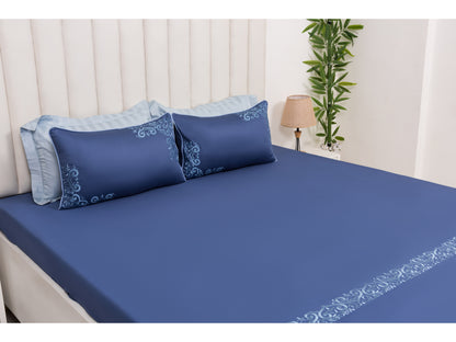 EMBROIDERY BEDSHEET 100% COTTON (3PCS)