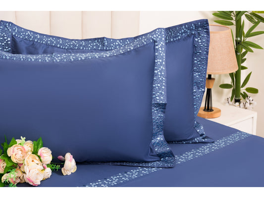 EMBROIDERY BEDSHEET 100% COTTON (3PCS) - Bedding Bliss