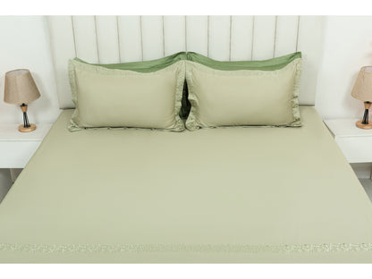 EMBROIDERY BEDSHEET 100% COTTON (3PCS)