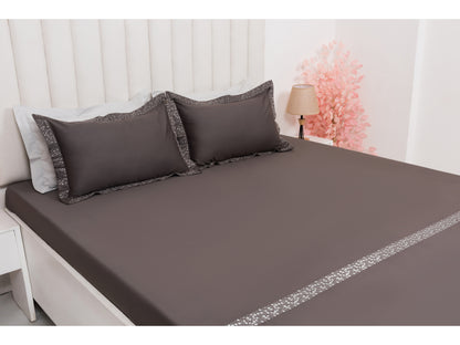 EMBROIDERY BEDSHEET 100% COTTON (3PCS)