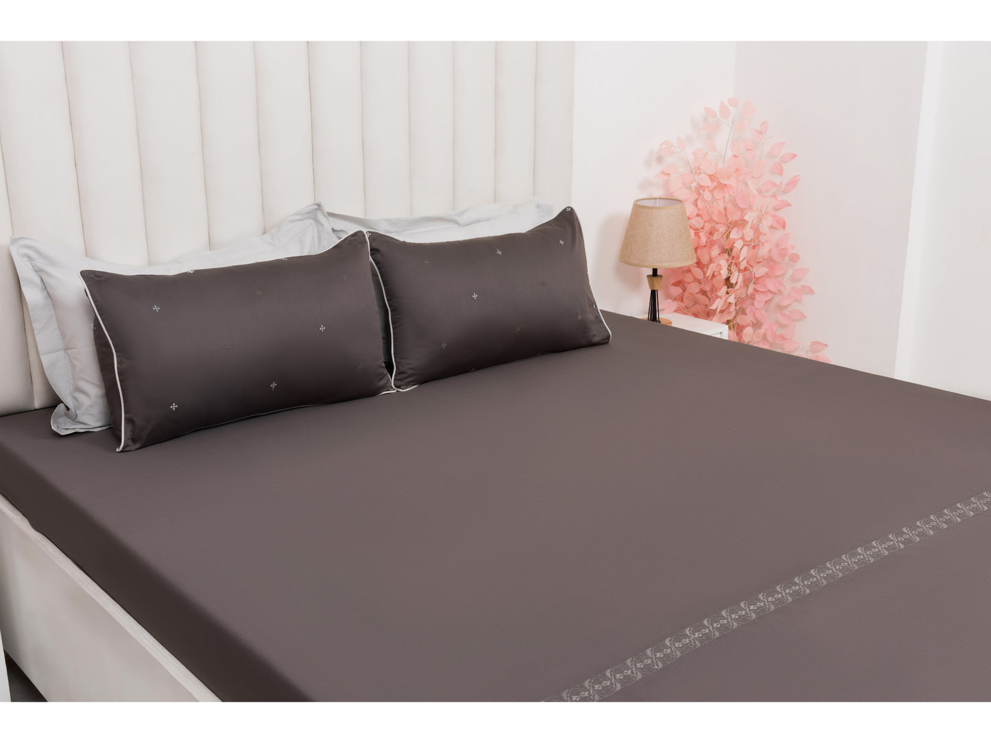 EMBROIDERY BEDSHEET 100% COTTON (3PCS)