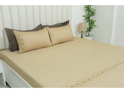 EMBROIDERY BEDSHEET 100% COTTON (3PCS)