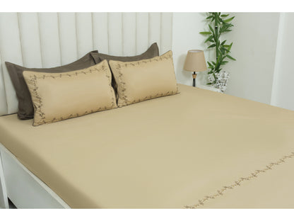 EMBROIDERY BEDSHEET 100% COTTON (3PCS)