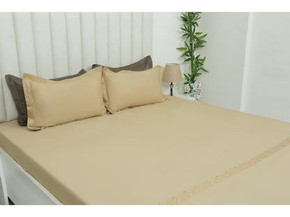 EMBROIDERY BEDSHEET 100% COTTON (3PCS)